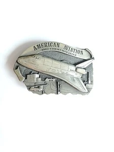 1983 NASA America Aviation Belt Buckle MINT CONDITION Arroyo Grande Buckle Co. - Picture 1 of 8