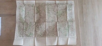 ANCIENNE CARTE GEOGRAPHIQUE METZ ET ALENTOURS ARMÉE MOSELLE  - Photo 1/4