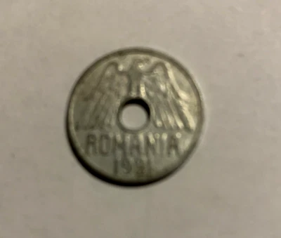 ROYAL PERIOD  ROMANIA  25 BANI dated 1921 Historical piece - Image 1 of 2