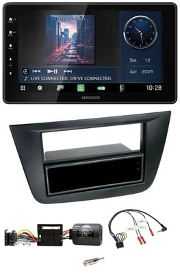Kenwood Lenkrad Bluetooth USB DAB Autoradio für Seat Altea Toledo 2004-2009 schw - Bild 1 von 4
