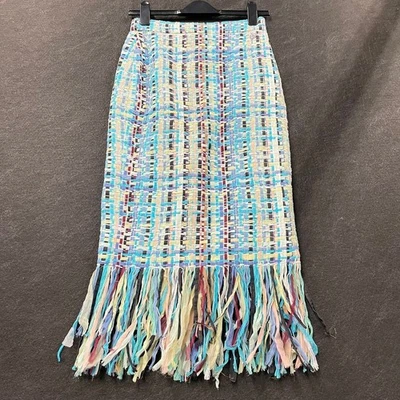 Falda de tweed Chanel 2017 París-Cuba para mujer talla US 4 multi Foto 1 de 4