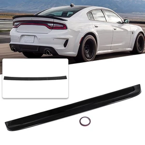 Gloss Black Style Rear Roof Spoiler Window Wing Lid For 2015-2024 Dodge Charger - Picture 1 of 12