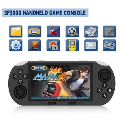 SF3000 4.5 Inch Handheld Retro Video Game Console 64G Built-in 20000+ Games