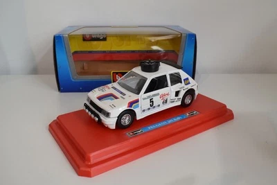 B86 1:24 01816 1816 BBURAGO BURAGO PEUGEOT 205 RALLY MIB - Immagine 1 di 4
