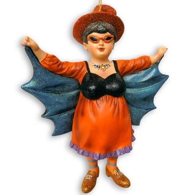 Diamantes de diciembre 2021 MATILDA Bruja Halloween 55-55229 RETIRADO Naranja/Púrpura Foto 1 de 3