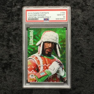 Panini Fortnite Series 1 PSA 10 Yuletide Ranger #150 Crystal Shard Italy Cards - Picture 1 of 2