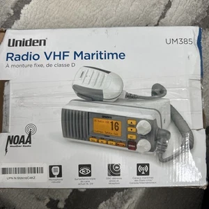 Uniden UM385 Radio VHF a montaggio fisso - Bianco UM385 UPC 050633501771 SCATOLA APERTA - Foto 1 di 2