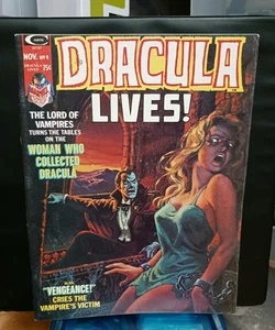 Dracula Lives #9 Marvel / Curtis Magazine 1974 VF Bondage Cover - Picture 1 of 2