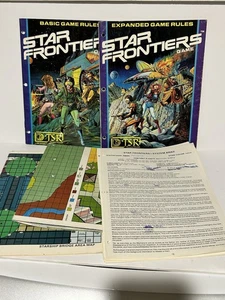 1982 VTG TSR Hobbies Star Frontiers Game Rules Expanded Maps Incomplete Box Set - Picture 1 of 8