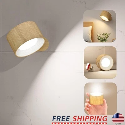 Aplique de Pared Recargable 360° Control Táctil Magnético Regulable Luz Interior Nuevo Foto 1 de 4