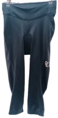 Pearl iZUMi Feminino Pequeno Preto Escape Sugar Cycling 3Qtr Forma Apertada Ajuste Acolchoado  - Imagem 1 de 4