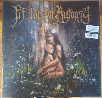 Fit for an Autopsy Oh What the Future Holds Vinyl LP Blue/Green with Black Splat - Image 1 of 2