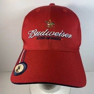 Anheuser-Busch Budweiser King Of Beers Adjustable Hat Cap Official Product 2002 - Picture 1 of 8