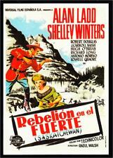 Postcard of Saskatchewan Alan Ladd Shelley Winters Movie Spanish