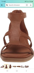 Lucky Brand Women's Nayda Caged Sandal Flat  7 1/2 New In Box - Picture 1 of 7