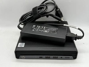 HP EliteDesk 800 G6 Desktop Mini PC i5-10500 16GB RAM 256GB SSD Win11 w/ AC - Afbeelding 1 van 10