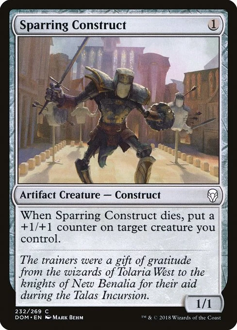 SPARRING CONSTRUCT x4 mtg NM-M Dominaria 4 Common - Image 1 of 1