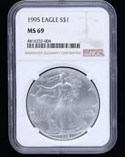 American Eagle MS 69 Graded 1995 Silver Bullion Coins for sale | eBay