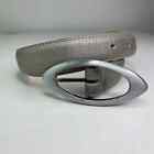 Vintage Kudos Champagne Gold Silver Leather Belt Women's Size 80/32 Small Medium