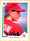 1991C UPPER EECK MICKEY MORANDINI ROOKIE CARD#18 MINT PHILLIES CUBS BLUE JAYS. rookie card picture