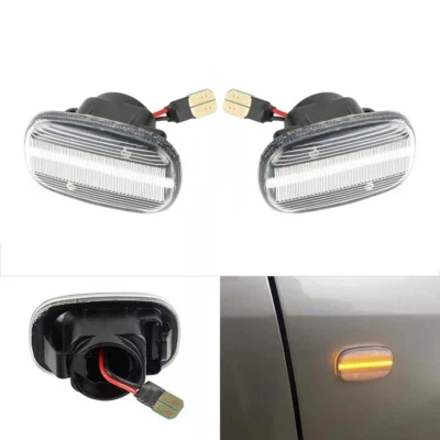 2x Luces LED laterales intermitentes dinámicas para Toyota Camry Corolla para Lexus Foto 1 de 4