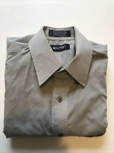 Puritan Dress Shirt S Small 14-14 1/2 32-33 Mens Gray Long Sleeve Button - Picture 1 of 5