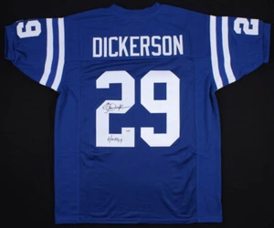 Eric Dickerson Signed Indianapolis Colts Jersey Inscribed "HOF 99" (PSA COA) - Picture 1 of 6