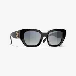 Chanel CH5506 c 622/S8 Sonnenbrille schwarzes Gestell/grau polarisierter Farbverlauf - Bild 1 von 4