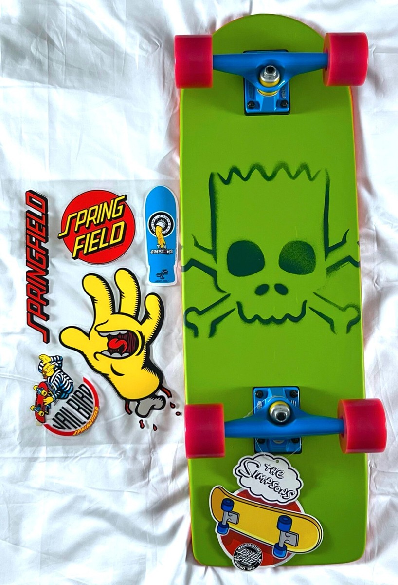 Santa Cruz スケートボードデッキ The Simpsons グリーン Santa Cruz スケートボードデッキ The Simpsons グリーン Santa