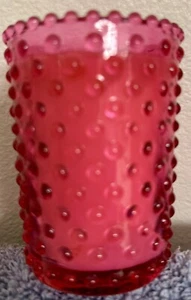 Bath & Body Works Home Sugared Peony Petals Hobnail Glass Candle 6 oz - Picture 1 of 3