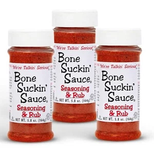 Bone Suckin' Seasoning & Rub, Original Blend, 5.8 Oz - (Pack of 3) - Picture 1 of 9