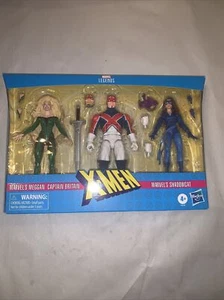 Marvel Legends Excalibur paquete de 3 Meggan Captain Britain Shadowcat X-Men sin usar, en caja nuevo en paquete - Imagen 1 de 5