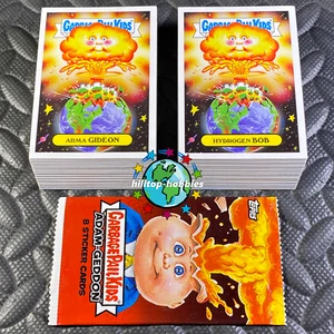 2017 GARBAGE PAIL KIDS ADAM-GEDDON 180-CARD COMPLETE BASE SET+WRAPPER adamgeddon - Picture 1 of 1