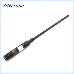 For IC-V80 Walkie Talkie RH-660S BNC 144/430MHz Dual Band Telescopic Antenna - Picture 1 of 4