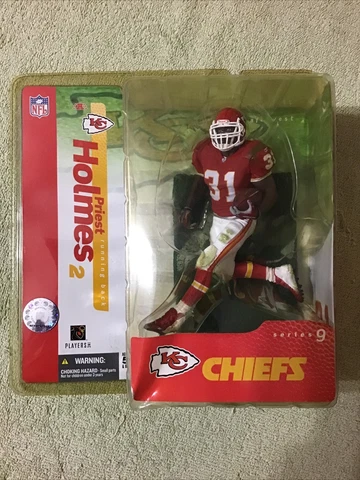 PRIEST HOLMES 2004 McFarlane Action Figure SERIES 9 Kansas City Chiefs Cover