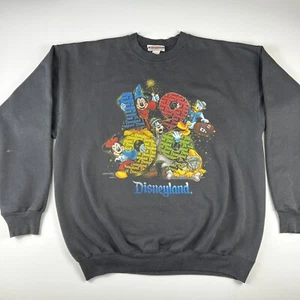 Disneyland 1999 Celebration Gray Sweatshirt Crew Neck Size X-Large VINTAGE - Picture 1 of 16