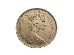 1976 Great Britain Queen Elizabeth II 10 New Pence KM# 912- Nice Circ-c5504xux - Picture 1 of 2
