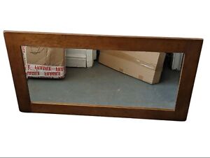 OAK Rustic Vintage Mirror Large Wall Lacquer Finished 112x60cm