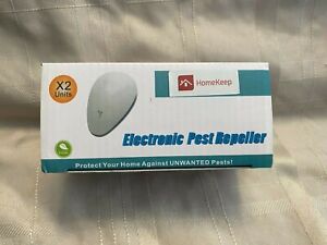 Ultrasonic Pest Repellent Electronic Plug In Control Reject Mice Bug 2 unit box