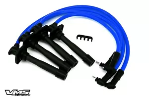 93-97 TOYOTA COROLLA 1.6L 1.8L RACING SPARK PLUG WIRES BLUE - Picture 1 of 5