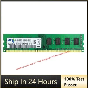 Samsung DDR3 2Pcs 4GB 8GB Memory ram for DESKTOP DIMM 1333MHz 1600MHz RAM memory - Picture 1 of 7