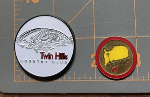 Masters Golf Augusta GA+ New Twin Hills Country Club CT Metal Golf Coin Markers - Bild 1 von 10
