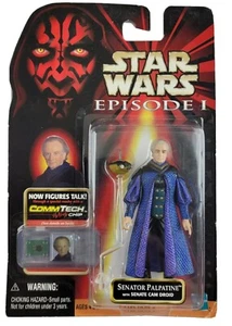 Star Wars Episodio 1 Senador Palpatine y Senado Cámara Droide Nuevo en paquete Hasbro 1998 - Imagen 1 de 3