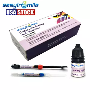Dental Kieferorthopädische Klebe Bonding Brackets Zahnspange Ultra Light Cure Kit 3ML - Bild 1 von 7