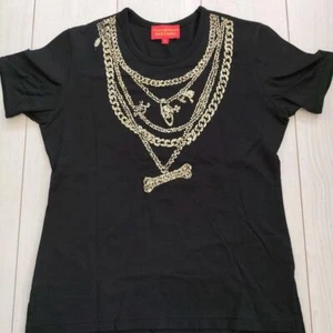Vivienne Westwood Orb Black T-shirt S Women 220221026 - Picture 1 of 4