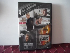 Steve McQueen: 4 Film Favorites: USED VG 4 DISCS DVD - Imagen 1 de 3