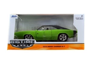 JADA BIGTIME MUSCLE BTM 1970 DODGE CHARGER R/T GREEN 1:24 NIB 97595  #31 - Picture 1 of 3