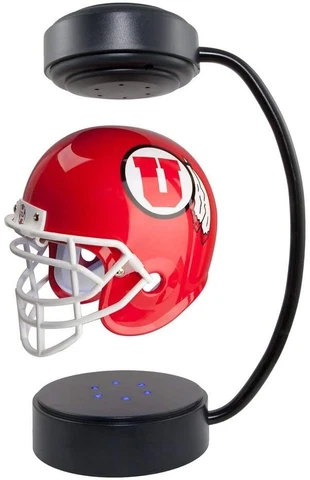 NCAA Hover Helmet Collectible Levitating Floating Mini Football Helmet Replica Cover