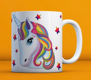 Unicorn Mug - Colourful Unicorn - Great Gift - Photo Mug - Picture 1 of 1
