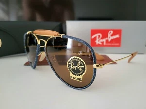 Gafas De Sol RAY BAN AVIATOR Craft RB3422Q 919233 GOLD nuevas - Imagen 1 de 11